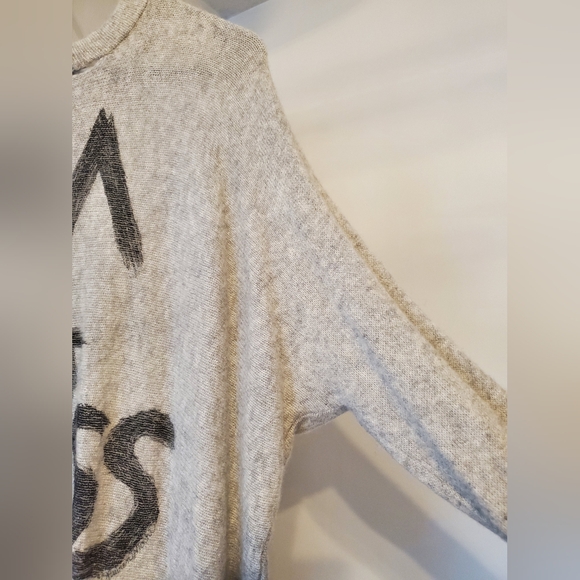 Lauren Moshi Hollis I'm A Mess Cashmere Sweater - Picture 7 of 12